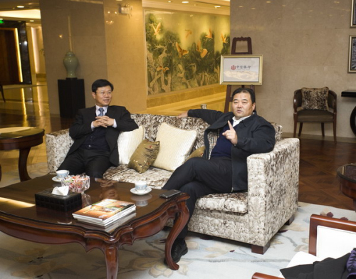 总行孙德顺副行长视察上海分行5