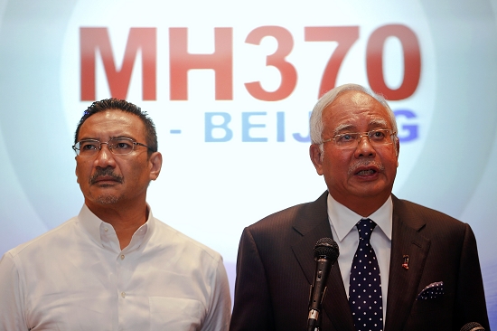 马来西亚总理隐晦承认MH370 遭劫 中国要求获