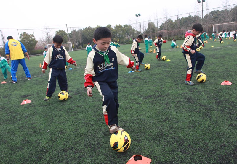嘉定区青少年足球训练基地在嘉定工业区揭牌成