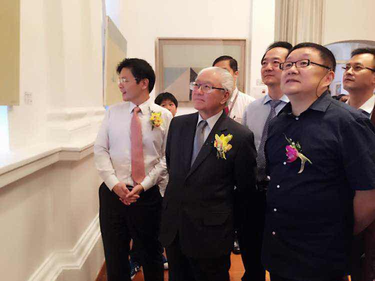 倪志琪受邀参加新加坡总统慈善画展
