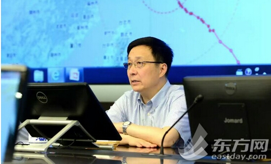 韩正到上海防汛办了解防御台风 灿鸿 各项工作