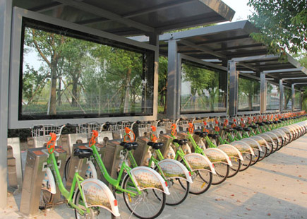 南翔新增两个公共自行车租赁点