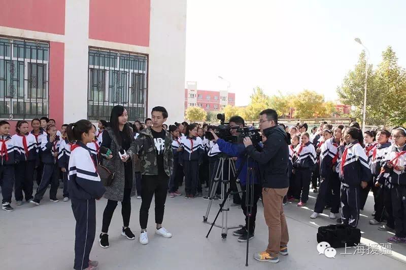 力 后方给力 媒体助力 上海教育采访团赴喀什集