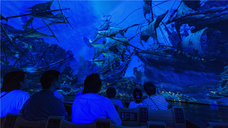 上海迪士尼乐园加勒比海盗--沉落宝藏之战获