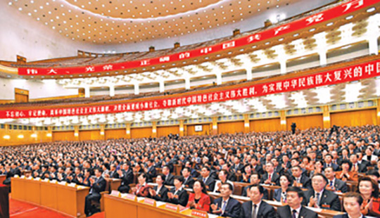 黨的十九大舉行預備會議和主席團第一次會議

