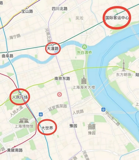 想坐地铁去豫园、外滩？上海地铁建议去这几个站点乘车