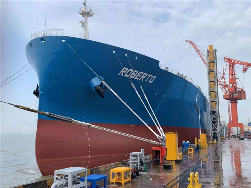 新一代84000立方米 VLGC船 ROBERTO 江南造船供圖