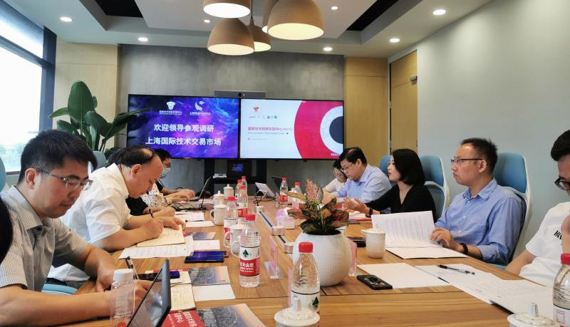 上海市商務委帶隊調研國際醫藥流通集聚區方案