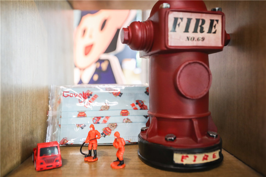 消防安全宣傳季發揚紅色傳統 滬上首家主題消防站來了 海沙爾攝