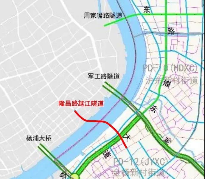 人民网>上海频道> 黄浦江底又要有一条越江隧道了.