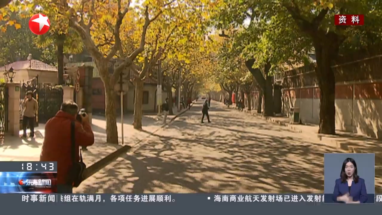上海：“落葉不掃”景觀大片啟幕