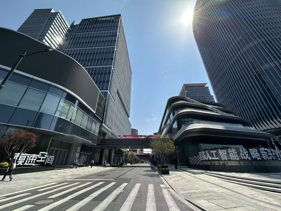 “模速空間”大模型創新生態社區。本報記者 謝雨攝