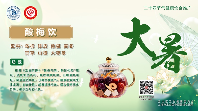 【健康四季•舌尖上的节气】大暑膳谱:清暑化湿·益气轻膳【4】