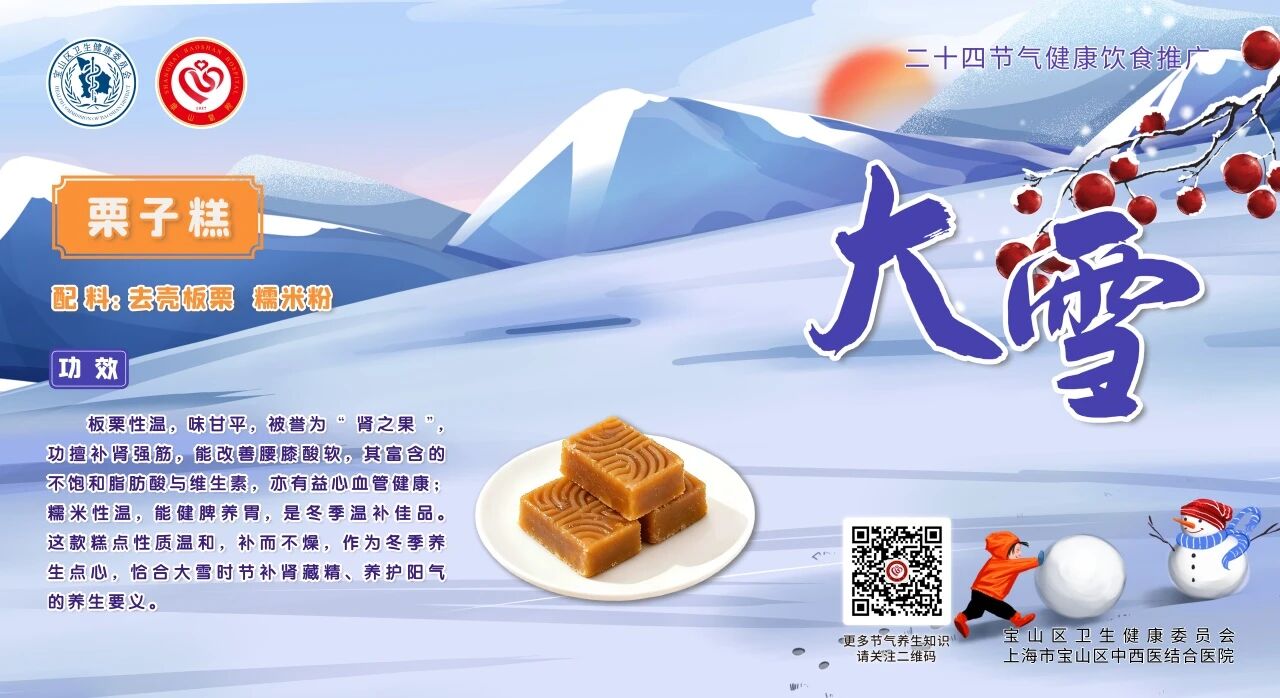 【健康四季•舌尖上的节气】大雪膳谱：温通气血・补肾蓄精【4】