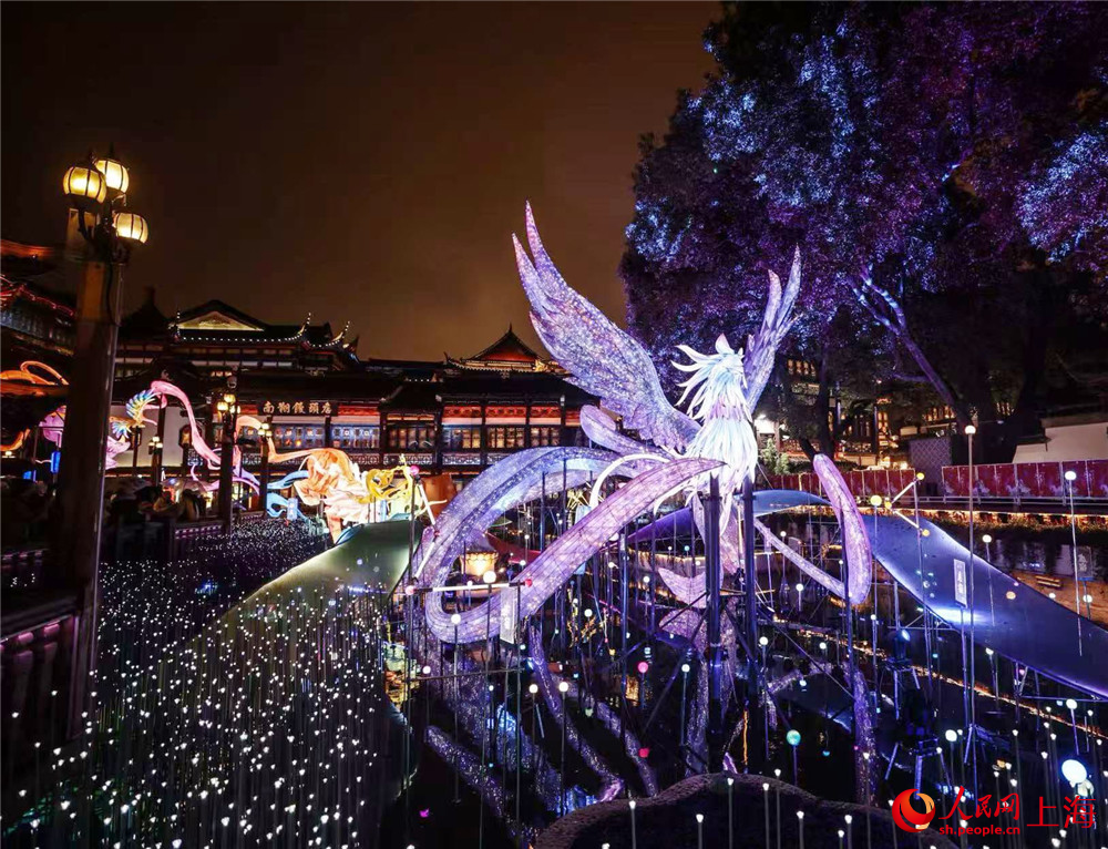 2026上海豫园灯会启幕 人民网记者 龚莎摄