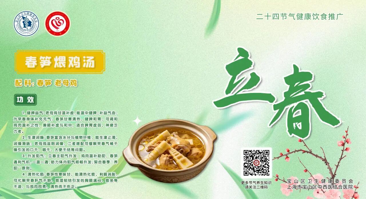 【健康四季•舌尖上的节气】立春膳谱:疏肝理气・助阳升发【3】