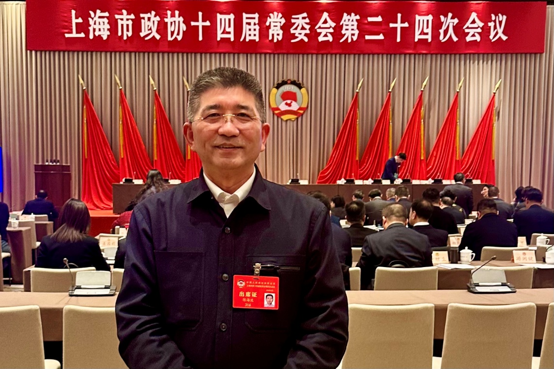 上海市政協委員陳海波 （圖片由受訪者提供）