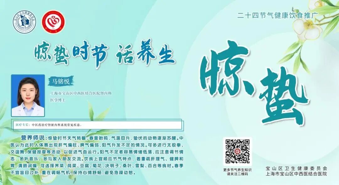 【健康四季•舌尖上的节气】惊蛰膳谱：疏肝健脾・清肺润燥【6】