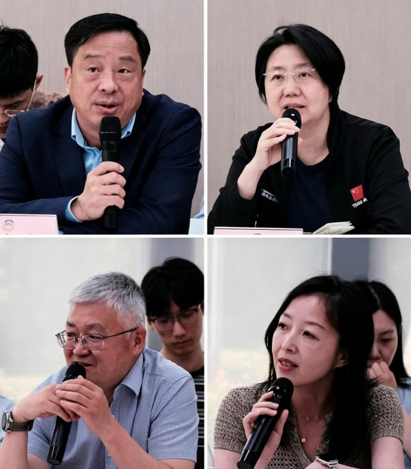 代表發言。 錢尤祎 攝