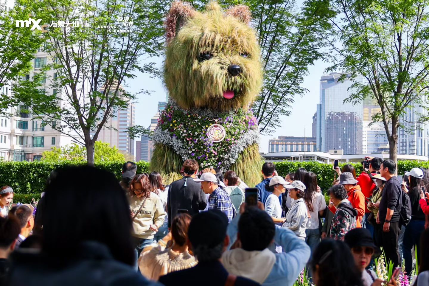 潦草小狗。苏河湾万象天地供图