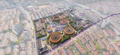 江湾社区N080702单元HK0021街坊示意图。