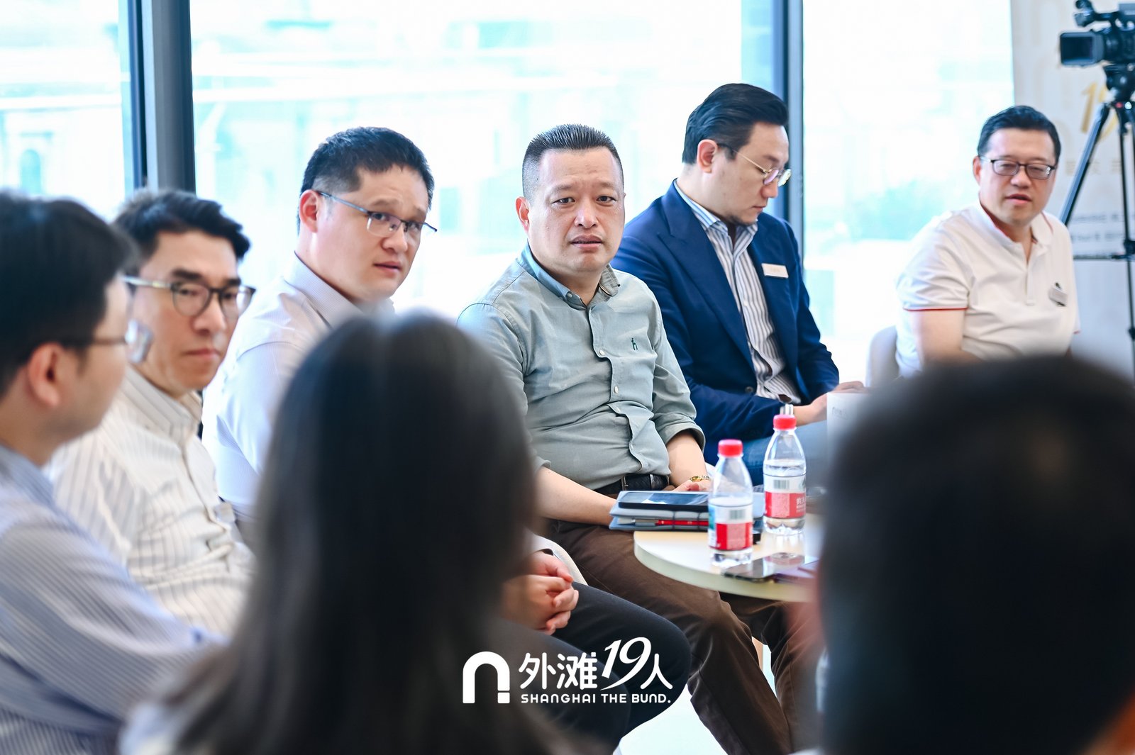 企业家交流发言。