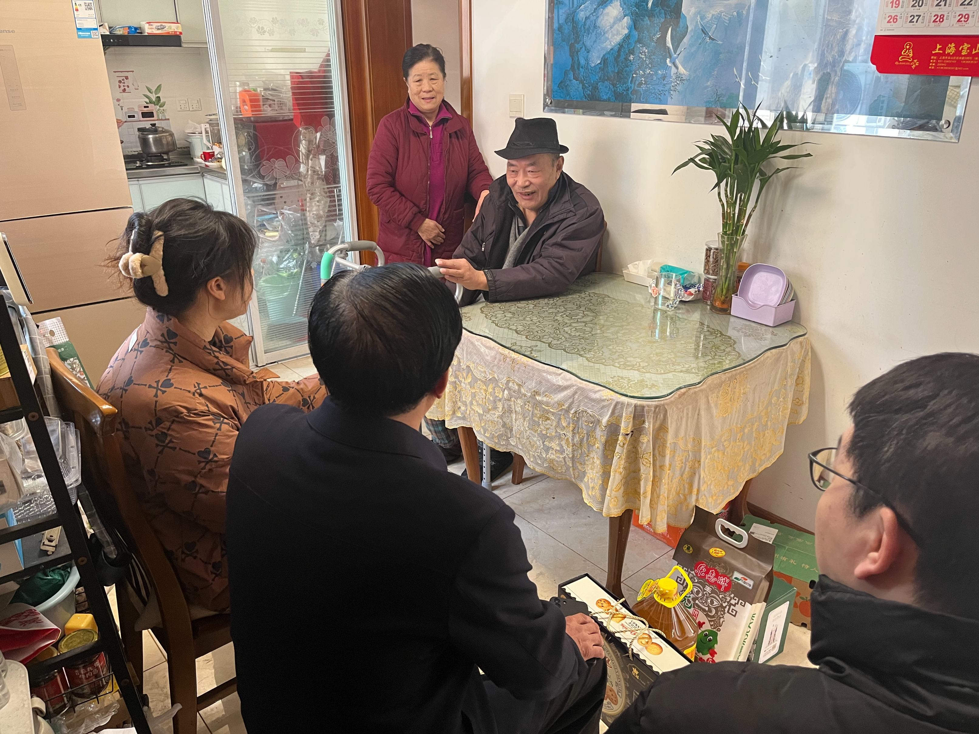 走訪社區高齡老人