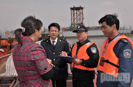 浦东分局水上治安派出所吹响世博集结号