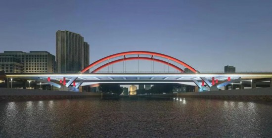 KK体育先睹为快！新一轮苏州河桥梁景观提升效果图来了(图15)
