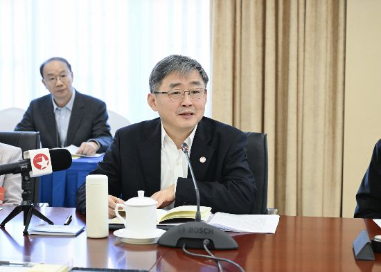 丁奎嶺在今年全國兩會期間的小組會議上發言。 張馳攝